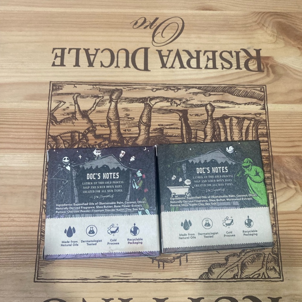 The nightmare before Christmas Dr squatch soap bars